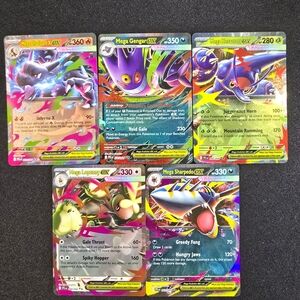 Pokemon Phantasmal Flames Ex Card Lot Of 5